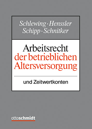 Arbeitsrecht der betrieblichen Altersversorgung